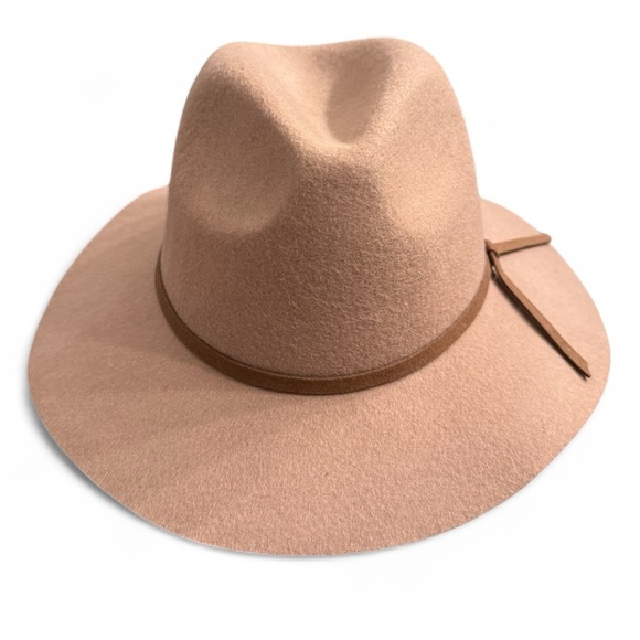 House of Harlow 1960 Accessories - House of Harlow Wool Fedora Hat Blush Pink Mauve